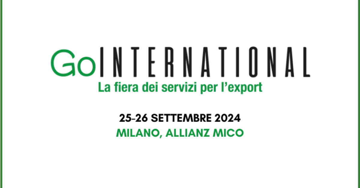  “Go International – La Fiera dei Servizi per l’Export”